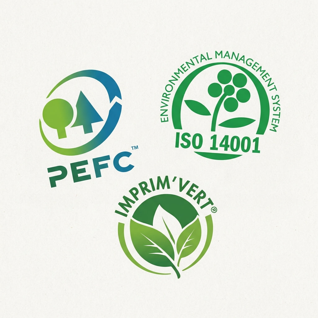 Imprim'Vert, PEFC, ISO 14001 : ce que ces labels garantissent vraiment
