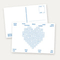 Carte mots mêlés personnalisée